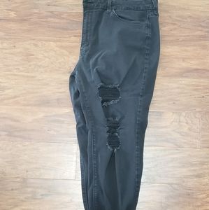Kancan size 34 faided black skinny Jean's